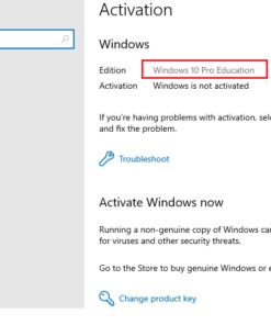 Windows 10 Pro Education product key