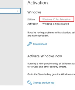 Windows 10 Pro Education product key