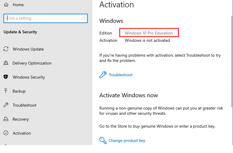 Windows 10 Pro Education Product Key 1 PC (Lifetime)