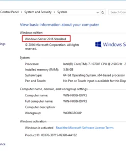 Cheap Windows Server 2016 Standard product key
