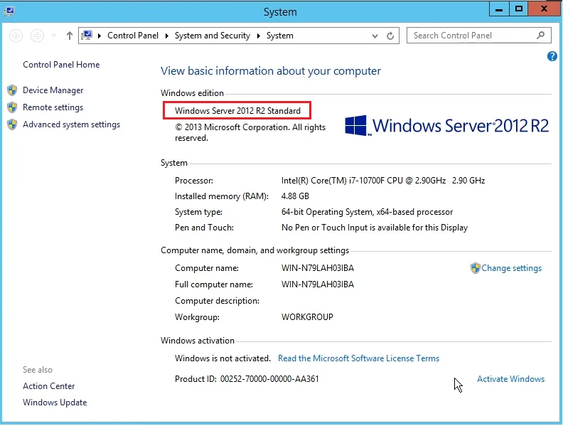 Windows Server 2012 R2 Product Key