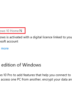 Windows 10 Home N key