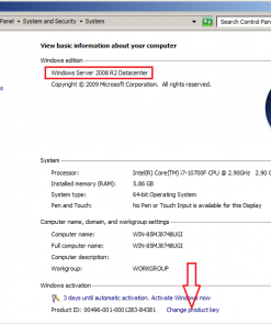 Windows Server 2008 R2 Datacenter product key